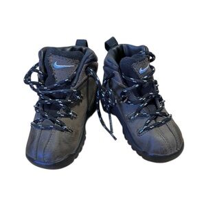 Vintage Nike ACG Hiking Boot Suede Leather Trail Brown 980709 Toddler